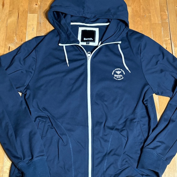 Bench Other - Bench Dark Blue Zip Up Hooded Jacket